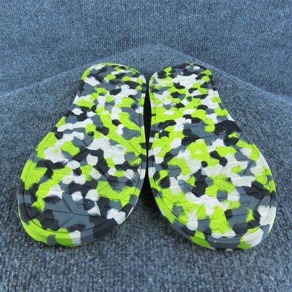 REI‎ Co-op Recycled Mens Size 7 Wide Strap Neon Pride Camo Flip Flops Sandals - Picture 10 of 10